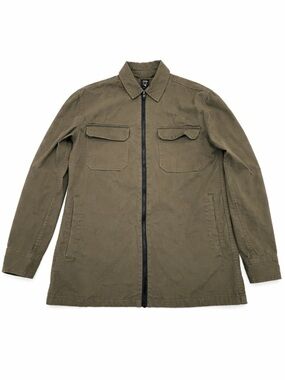 Original Use Olive Green Military Zip Utility Jacket